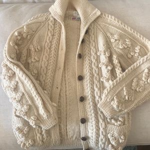 Hand knit sweater 91 cm 36”